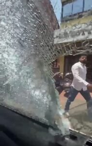 ಮಂಗಳೂರು: ನಿಲ್ಲಿಸಿದ ಕಾರು ಧ್ವಂಸ- ಹೊರಗಿನಿಂದ ಬಂದವರಿಂದ ನಡೆದ ಈ ಕೃತ್ಯ..!!