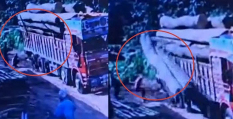ಬಂಟ್ವಾಳ : ಮರದ ದಿಮ್ಮಿ ಜಾರಿ ಬಿದ್ದು ಲಾರಿ ಕ್ಲೀನರ್ ಮೃತ್ಯು