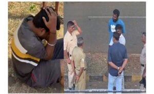 ಕಾಲೇಜು ವಿದ್ಯಾರ್ಥಿನಿಗೆ ನಡುರಸ್ತೆಯಲ್ಲಿ ಖಾಸಗಿ ಅಂಗ ತೋರಿಸಿ ಯುವಕನ ಅಸಭ್ಯ ವರ್ತನೆ: ಕಾಮುಕನನ್ನು ಬಿಟ್ಟು ಯುವತಿಯ ರಕ್ಷಣೆಗೆ ಬಂದಿದ್ದ ಇಬ್ಬರನ್ನು ಬಂಧಿಸಿದ ಪೊಲೀಸರು